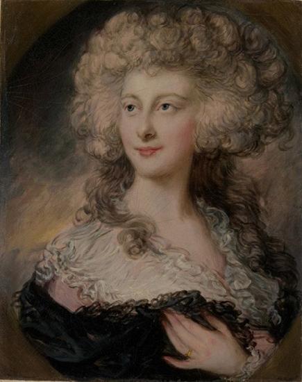 unknow artist Portrait of Anne Elizabeth Cholmley Sweden oil painting art